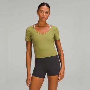 Lululemon Align T-shirt in Bronze Green